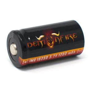 Demonfire IMR 18350 Battery Rechargeable Button-Top Limn