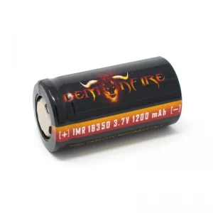 Demonfire Flat Top IMR 18350 Rechargeable Battery